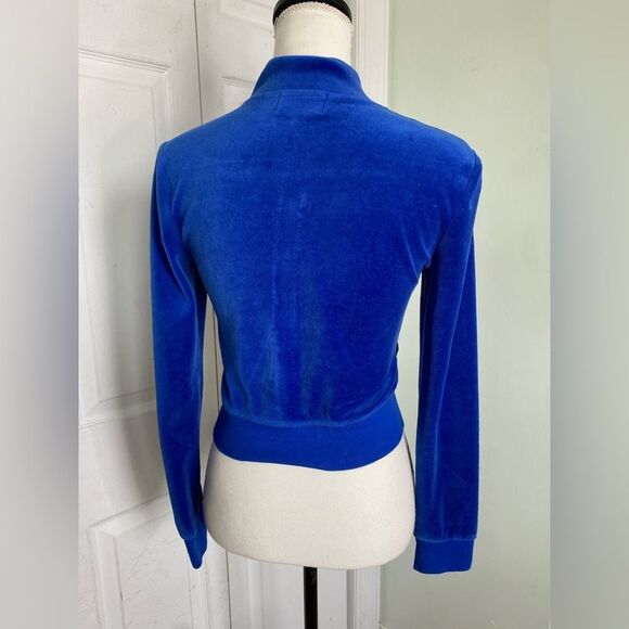 Y2K Glam with Blue Velvet Juicy Couture Jacket - Picture 5 of 8